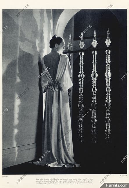 chanel 1935 white evening gown photo studio chanel|gabrielle Chanel evening dress.